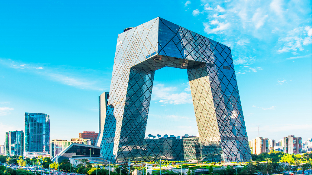 冰麒麟工程案例——中央电视台大楼：夹胶玻璃
